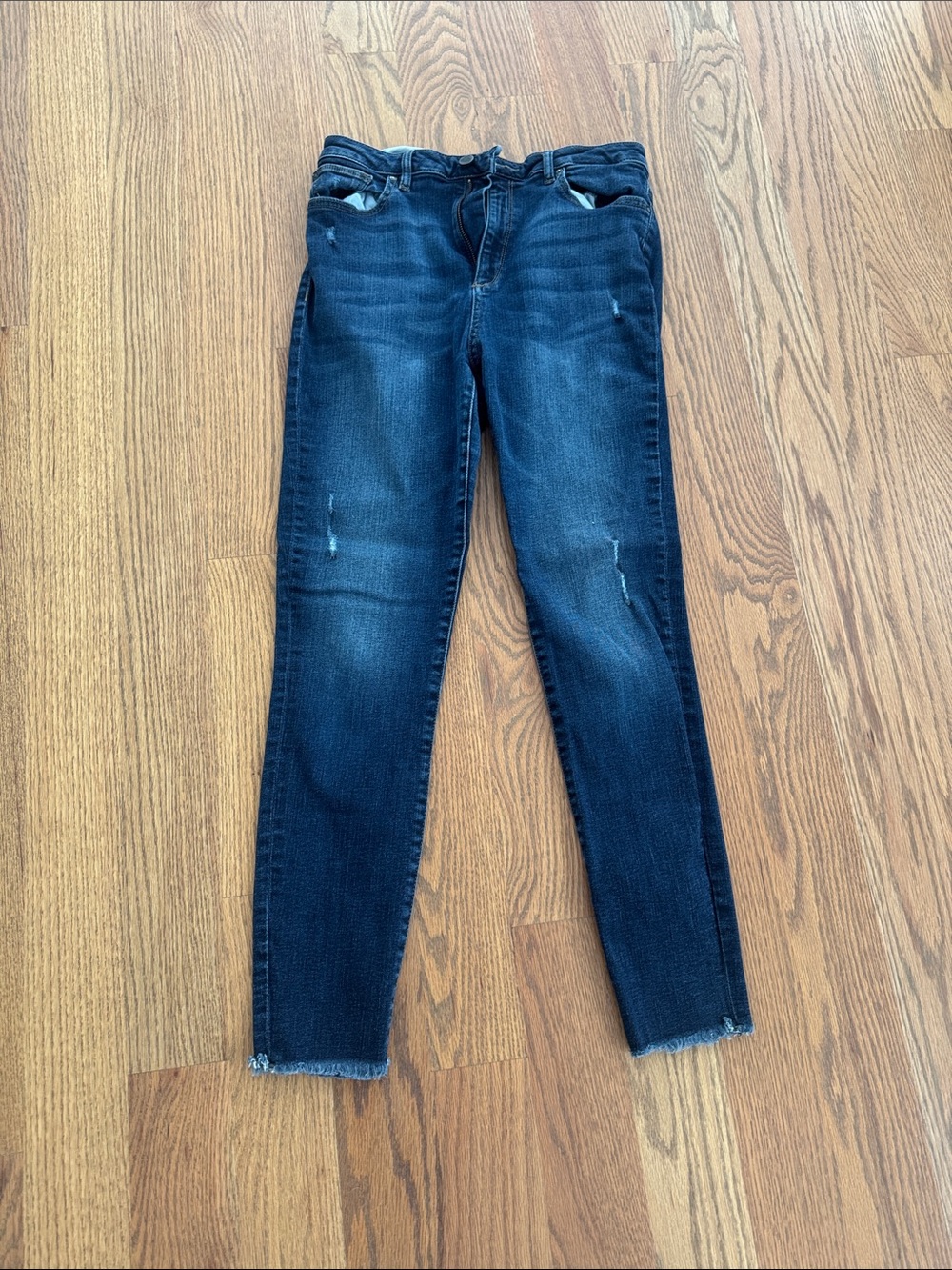 DL1961 Dark Blue High-Rise Skinny Jeans